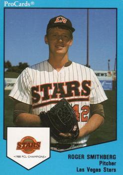 1989 ProCards Triple A #17 Roger Smithberg Front