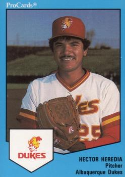 1989 ProCards Triple A #66 Hector Heredia Front
