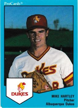 1989 ProCards Triple A #67 Mike Hartley Front