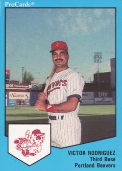 1989 ProCards Triple A #210 Victor Rodriguez Front