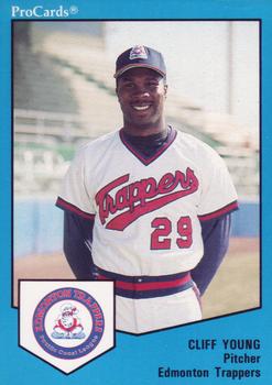 1989 ProCards Triple A #557 Cliff Young Front