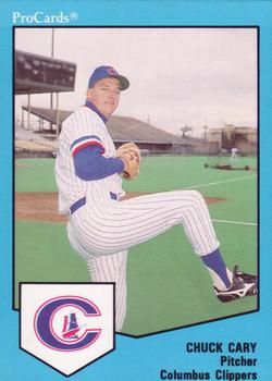 1989 ProCards Triple A #745 Chuck Cary Front