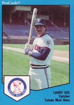 1989 ProCards Triple A #784 Larry See Front