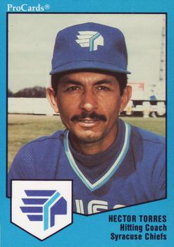1989 ProCards Triple A #801 Hector Torres Front
