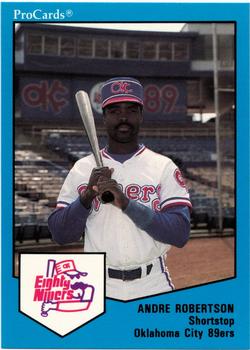 1989 ProCards Triple A #1514 Andre Robertson Front