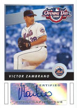 2006 Topps Opening Day - Autographs #ODA-VZ Victor Zambrano Front