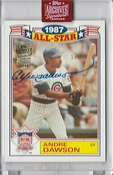 2019 Topps Archives Signature Series Retired Player Edition - Andre Dawson #18 Andre Dawson Front