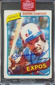 2019 Topps Archives Signature Series Retired Player Edition - Andre Dawson #235 Andre Dawson Front