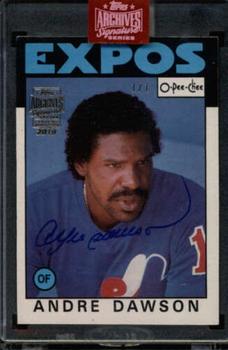 2019 Topps Archives Signature Series Retired Player Edition - Andre Dawson #256 Andre Dawson Front