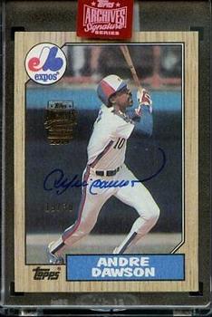 2019 Topps Archives Signature Series Retired Player Edition - Andre Dawson #345 Andre Dawson Front