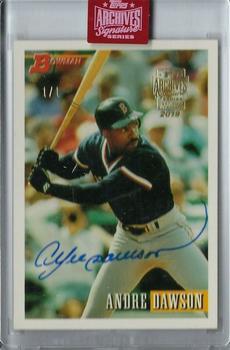 2019 Topps Archives Signature Series Retired Player Edition - Andre Dawson #495 Andre Dawson Front