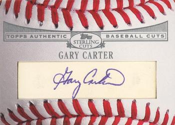 2006 Topps Sterling - Baseball Cut Signatures #BBCUT-GC Gary Carter Front