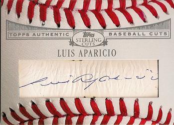 2006 Topps Sterling - Baseball Cut Signatures #BBCUT-LA Luis Aparicio Front