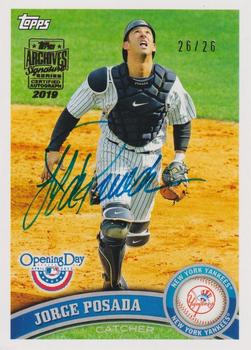 2019 Topps Archives Signature Series Retired Player Edition - Jorge Posada #172 Jorge Posada Front