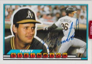 2019 Topps Archives Signature Series Retired Player Edition - Terry Steinbach #80 Terry Steinbach Front