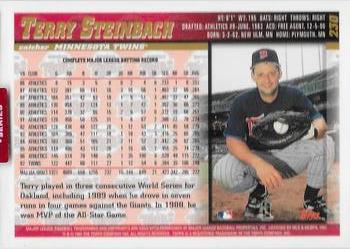 2019 Topps Archives Signature Series Retired Player Edition - Terry Steinbach #230 Terry Steinbach Back