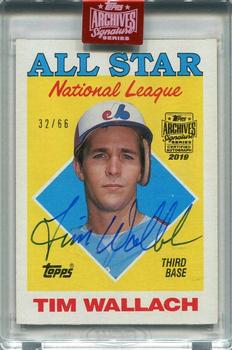 2019 Topps Archives Signature Series Retired Player Edition - Tim Wallach #399 Tim Wallach Front