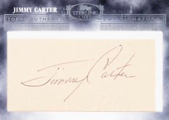 2006 Topps Sterling - Cut Signatures #CUT-27 Jimmy Carter Front