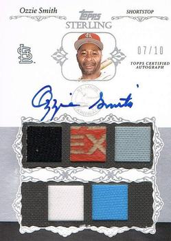 2006 Topps Sterling - Five Relics Autographs Prime #OS-5R Ozzie Smith Front