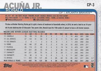 2019 Topps Clear Travel #CP-3 Ronald Acuna Jr. Back