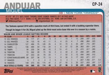 2019 Topps Clear Travel #CP-24 Miguel Andujar Back