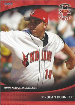 2007 Choice Indianapolis Indians - SGA - Ad Back #4 Sean Burnett Front