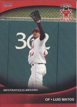 2007 Choice Indianapolis Indians - SGA - Ad Back #16 Luis Matos Front