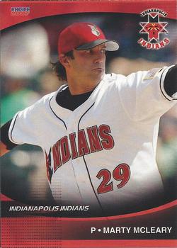 2007 Choice Indianapolis Indians - SGA - Ad Back #17 Marty McLeary Front