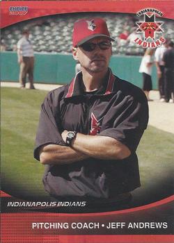 2007 Choice Indianapolis Indians - SGA - Ad Back #27 Jeff Andrews Front
