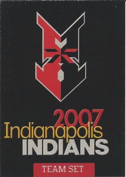 2007 Choice Indianapolis Indians - SGA - Ad Back #NNO Checklist Front