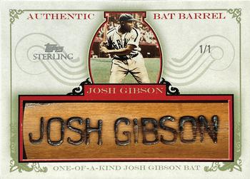 2006 Topps Sterling - Josh Gibson Bat Barrel #JG Josh Gibson Front