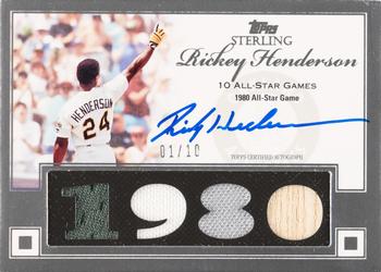 2006 Topps Sterling - Moments Relics #RH-AS1 Rickey Henderson 1980 Front