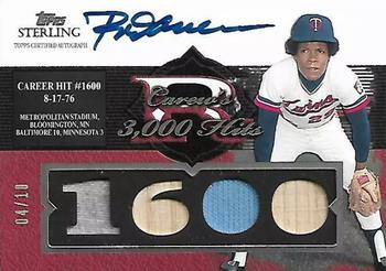 2006 Topps Sterling - Moments Relics Autographs #RCAHIT16 Rod Carew 1600 Front