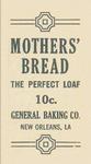 1916 Mother's Bread (D303) #NNO Rube Bressler Back