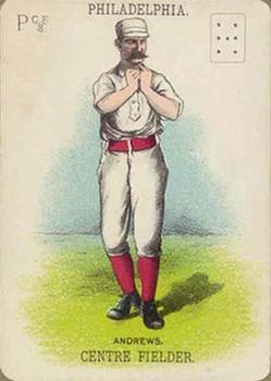 1888 WG1 Base Ball Playing Cards #NNO Ed Andrews Front