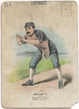 1888 WG1 Base Ball Playing Cards #NNO Charlie Bennett Front