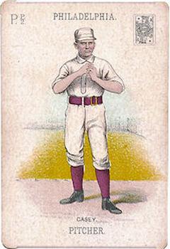 1888 WG1 Base Ball Playing Cards #NNO Dan Casey Front