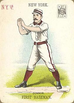 1888 WG1 Base Ball Playing Cards #NNO Roger Connor Front