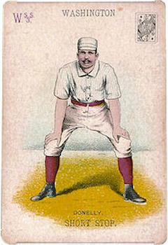 1888 WG1 Base Ball Playing Cards #NNO Jim Donnelly Front