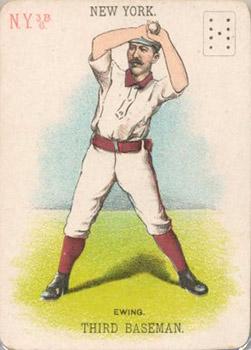 1888 WG1 Base Ball Playing Cards #NNO Buck Ewing Front