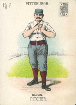 1888 WG1 Base Ball Playing Cards #NNO Pud Galvin Front