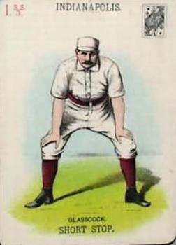 1888 WG1 Base Ball Playing Cards #NNO Jack Glasscock Front
