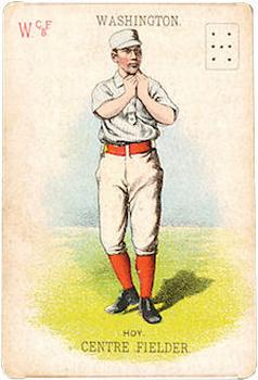 1888 WG1 Base Ball Playing Cards #NNO Dummy Hoy Front