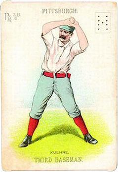 1888 WG1 Base Ball Playing Cards #NNO Willie Kuehne Front