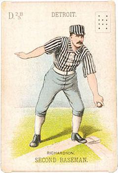 1888 WG1 Base Ball Playing Cards #NNO Hardy Richardson Front