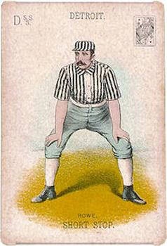 1888 WG1 Base Ball Playing Cards #NNO Jack Rowe Front