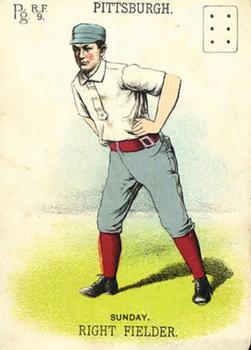 1888 WG1 Base Ball Playing Cards #NNO Billy Sunday Front