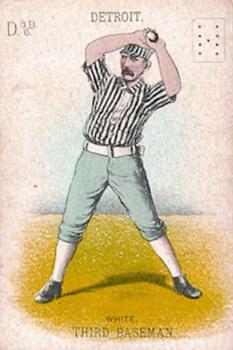 1888 WG1 Base Ball Playing Cards #NNO Deacon White Front