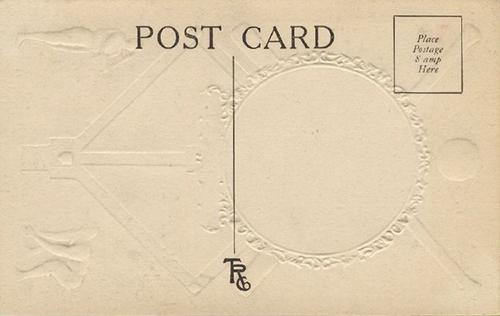1908-09 Rose Company Postcards (PC760) #NNO Frank Chance Back
