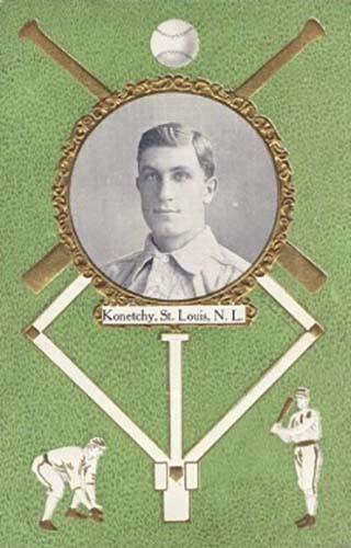 1908-09 Rose Company Postcards (PC760) #NNO Ed Konetchy Front